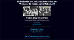 Desktop Screenshot of jazzdocumentation.ch
