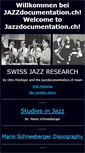 Mobile Screenshot of jazzdocumentation.ch